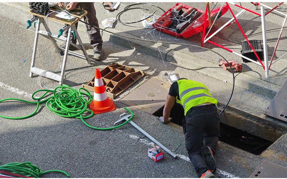 travaux assainissement Voisins-le-Bretonneux